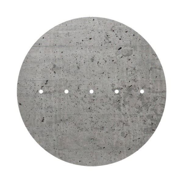 5 In-Line Holes - EXTRA LARGE Round Ceiling Canopy Kit - Rose One System