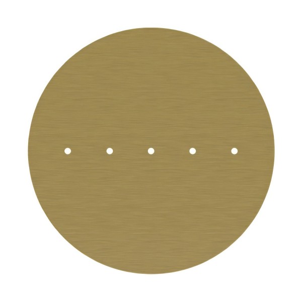5 In-Line Holes - EXTRA LARGE Round Ceiling Canopy Kit - Rose One System