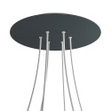 6 Holes - EXTRA LARGE Round Ceiling Canopy Kit - Rose One System