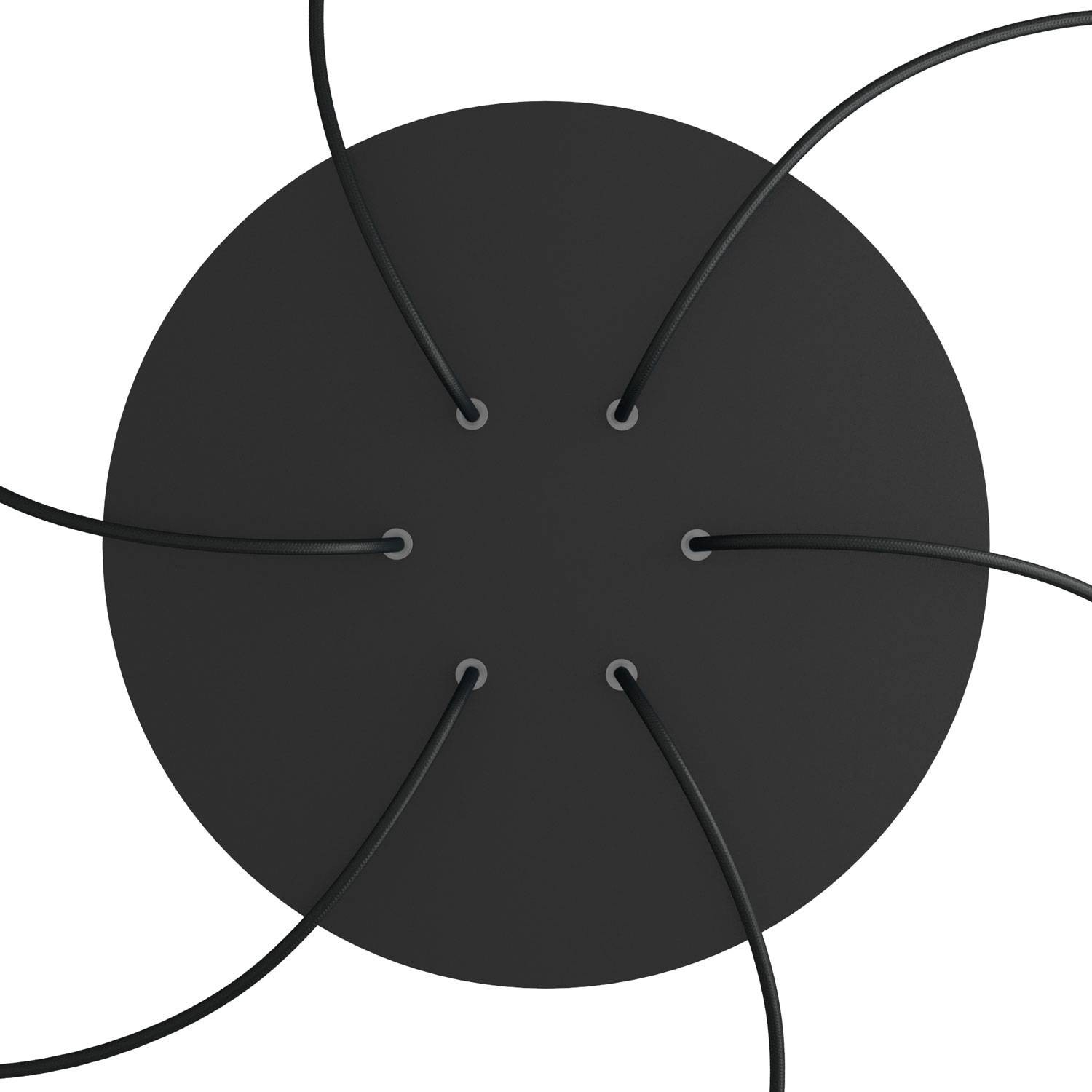 6 Holes - EXTRA LARGE Round Ceiling Canopy Kit - Rose One System