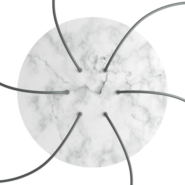 6 Holes - EXTRA LARGE Round Ceiling Canopy Kit - Rose One System