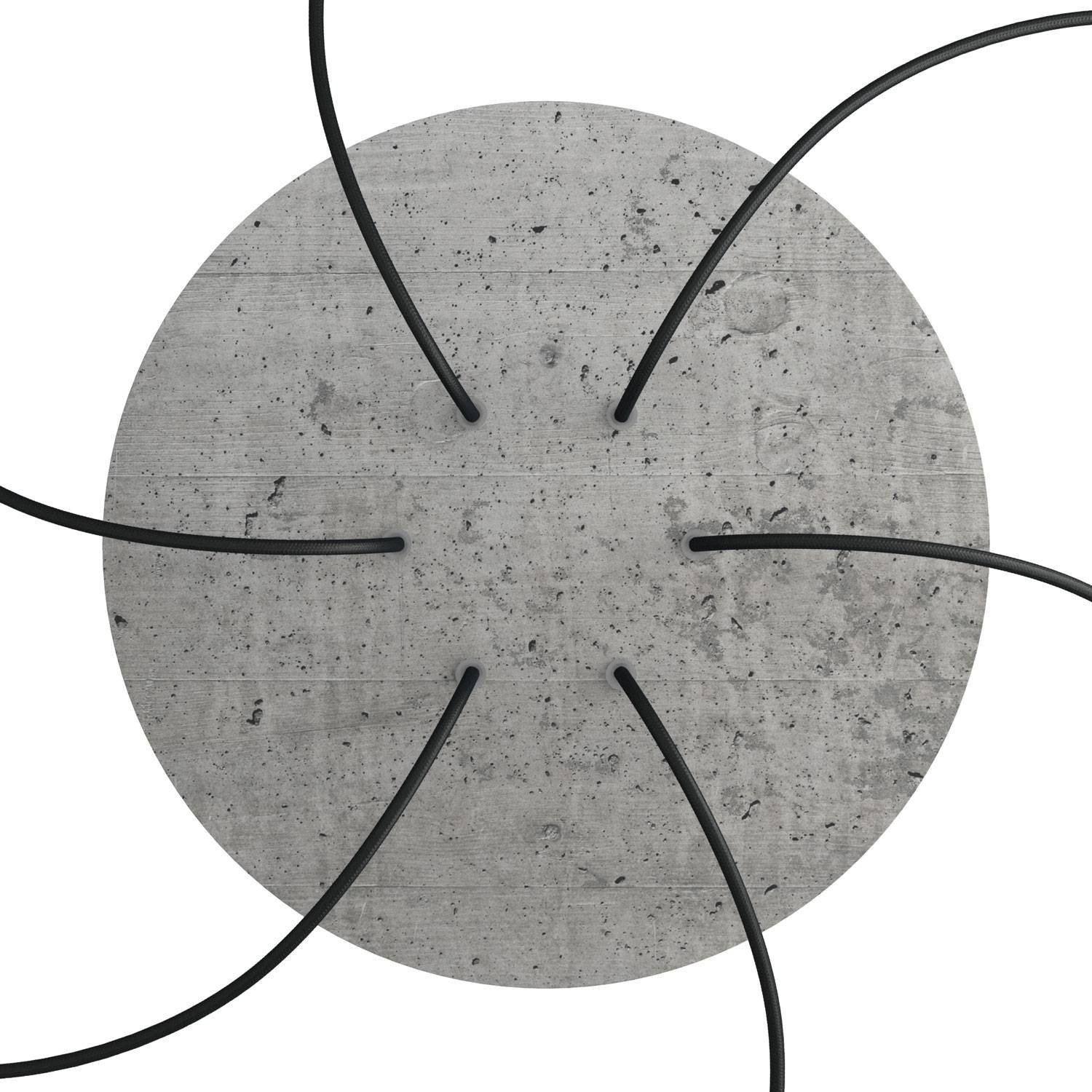 6 Holes - EXTRA LARGE Round Ceiling Canopy Kit - Rose One System