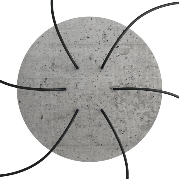 6 Holes - EXTRA LARGE Round Ceiling Canopy Kit - Rose One System