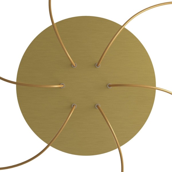 6 Holes - EXTRA LARGE Round Ceiling Canopy Kit - Rose One System