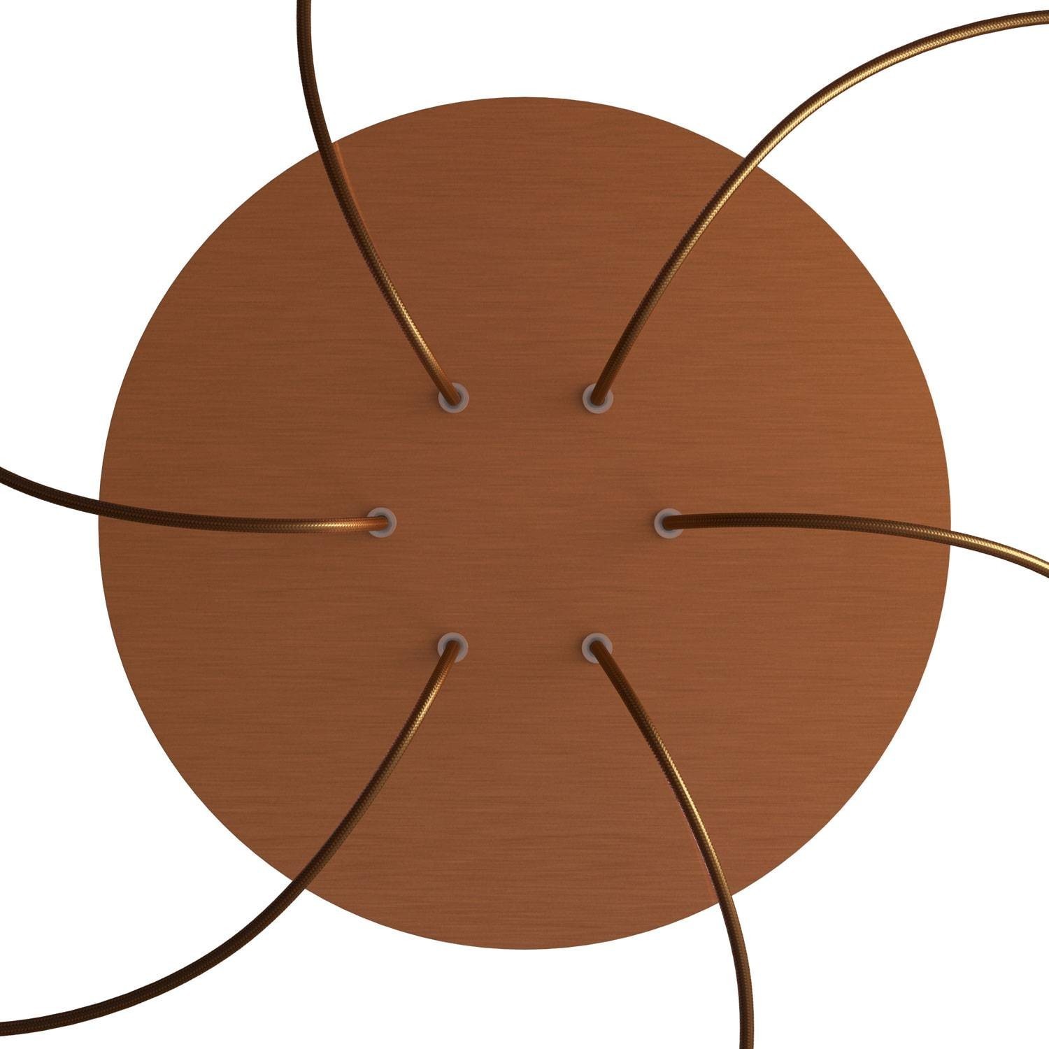6 Holes - EXTRA LARGE Round Ceiling Canopy Kit - Rose One System