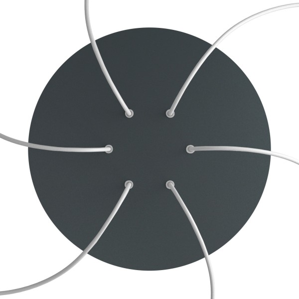 6 Holes - EXTRA LARGE Round Ceiling Canopy Kit - Rose One System