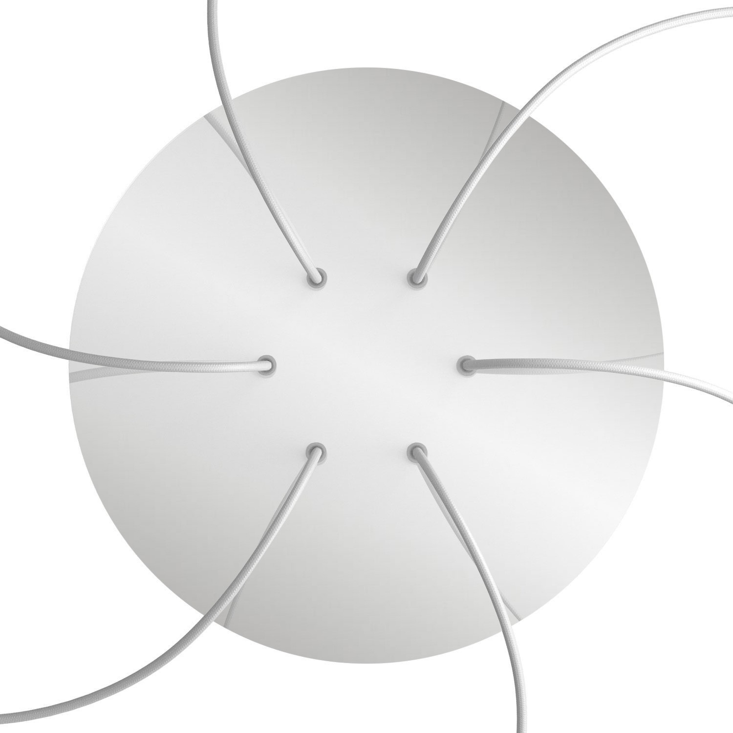 6 Holes - EXTRA LARGE Round Ceiling Canopy Kit - Rose One System