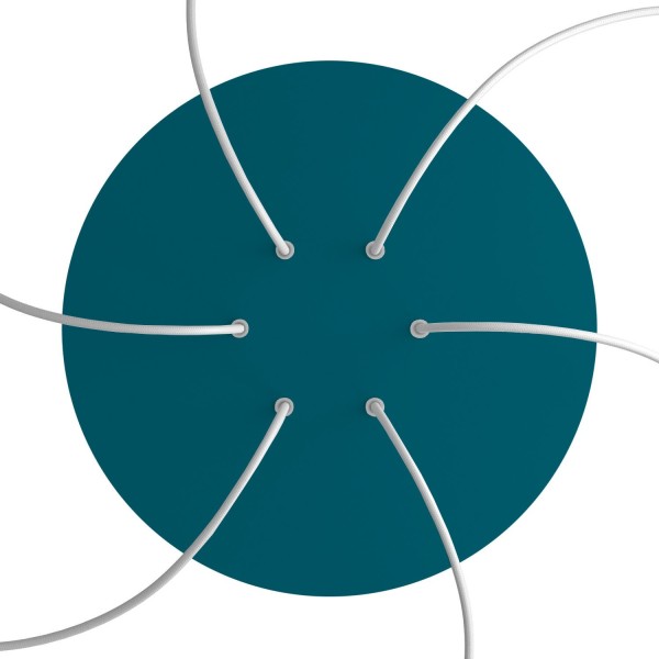 6 Holes - EXTRA LARGE Round Ceiling Canopy Kit - Rose One System