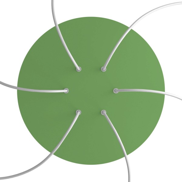 6 Holes - EXTRA LARGE Round Ceiling Canopy Kit - Rose One System