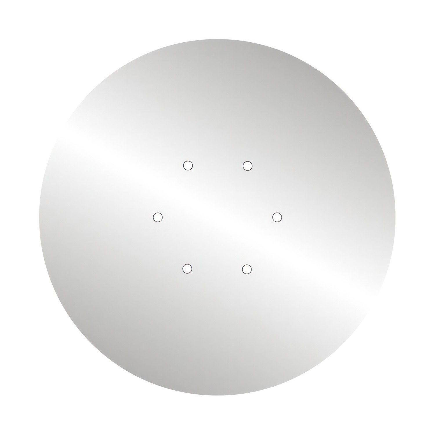 6 Holes - EXTRA LARGE Round Ceiling Canopy Kit - Rose One System
