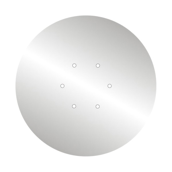 6 Holes - EXTRA LARGE Round Ceiling Canopy Kit - Rose One System