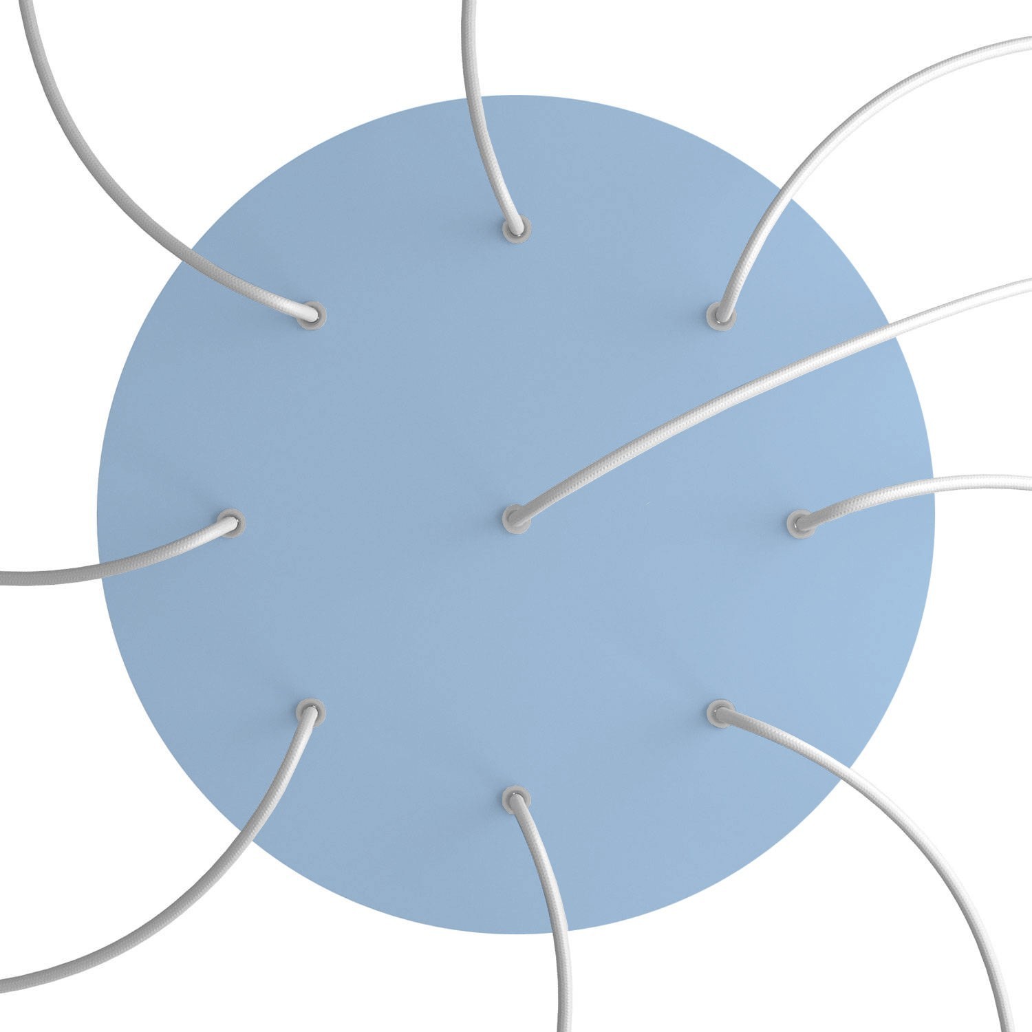 9 Holes - EXTRA LARGE Round Ceiling Canopy Kit - Rose One System