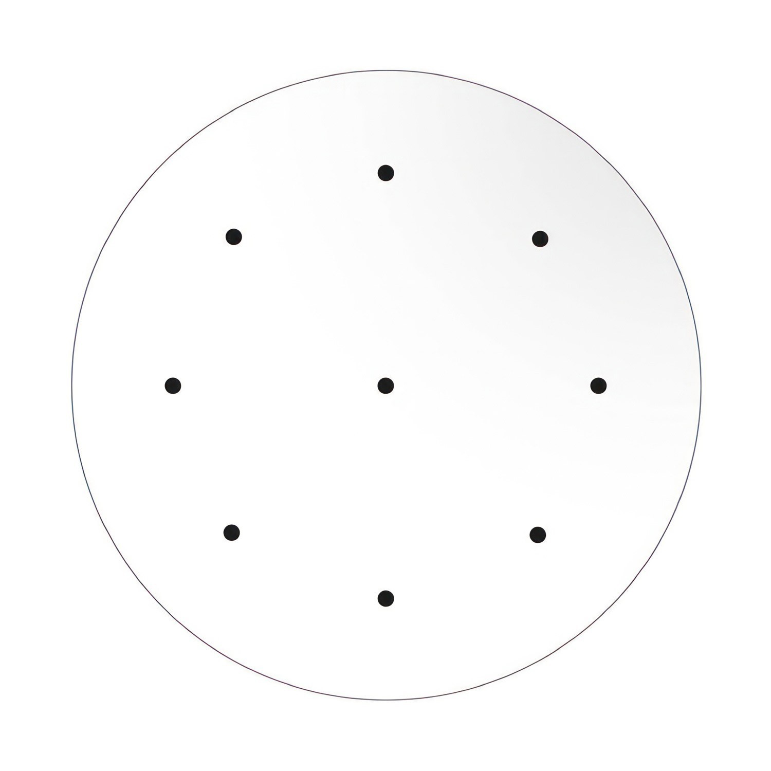 9 Holes - EXTRA LARGE Round Ceiling Canopy Kit - Rose One System
