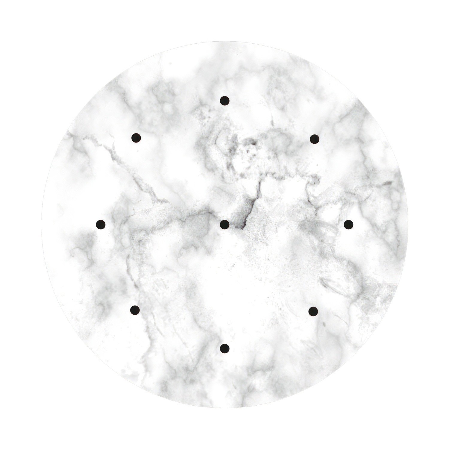 9 Holes - EXTRA LARGE Round Ceiling Canopy Kit - Rose One System