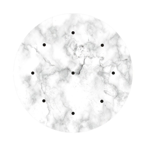 9 Holes - EXTRA LARGE Round Ceiling Canopy Kit - Rose One System