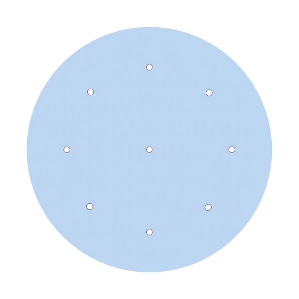 9 Holes - EXTRA LARGE Round Ceiling Canopy Kit - Rose One System