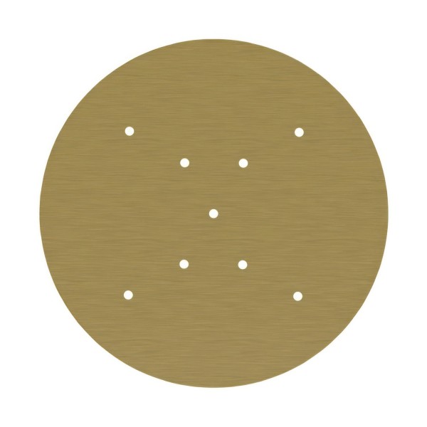 9 X-Shaped Holes - EXTRA LARGE Round Ceiling Canopy Kit - Rose One System