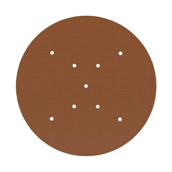 9 X-Shaped Holes - EXTRA LARGE Round Ceiling Canopy Kit - Rose One System