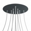 10 Holes - EXTRA LARGE Round Ceiling Canopy Kit - Rose One System