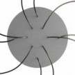 10 Holes - EXTRA LARGE Round Ceiling Canopy Kit - Rose One System