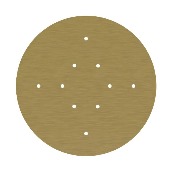 10 Holes - EXTRA LARGE Round Ceiling Canopy Kit - Rose One System