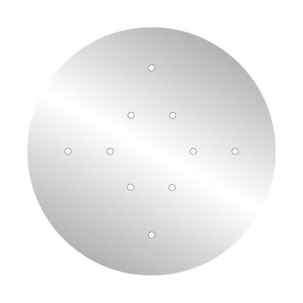 10 Holes - EXTRA LARGE Round Ceiling Canopy Kit - Rose One System