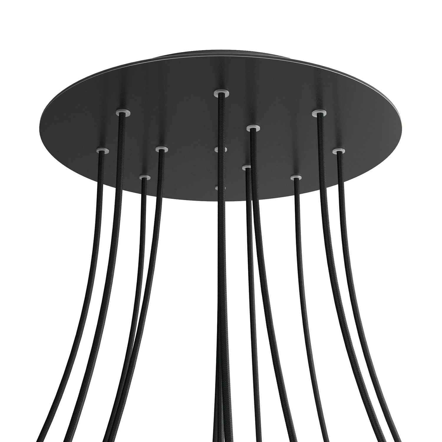 12 Holes - EXTRA LARGE Round Ceiling Canopy Kit - Rose One System