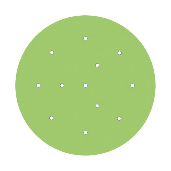 12 Holes - EXTRA LARGE Round Ceiling Canopy Kit - Rose One System