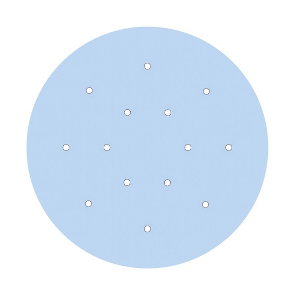 14 Holes - EXTRA LARGE Round Ceiling Canopy Kit - Rose One System