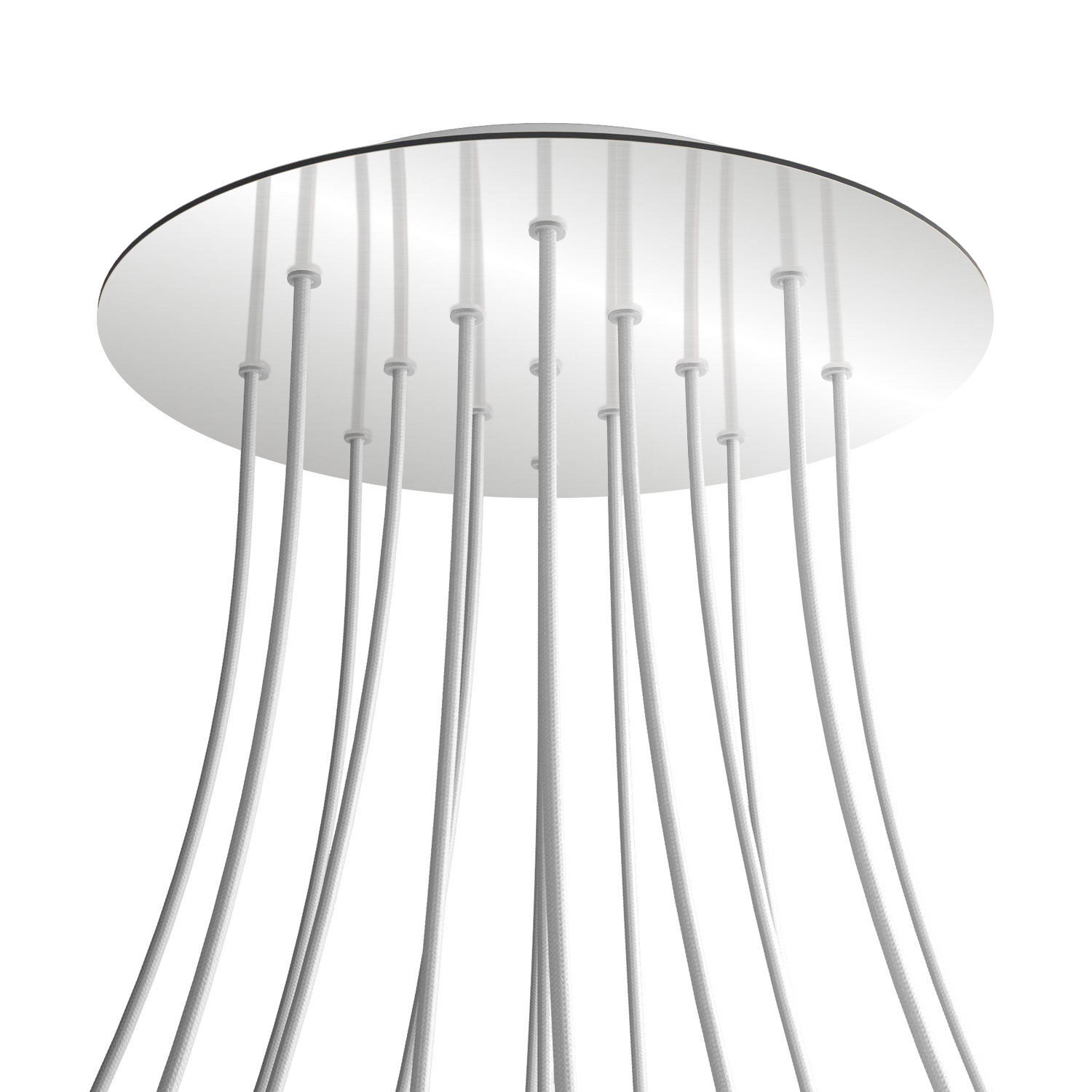 15 Holes - EXTRA LARGE Round Ceiling Canopy Kit - Rose One System