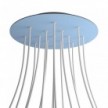 15 Holes - EXTRA LARGE Round Ceiling Canopy Kit - Rose One System