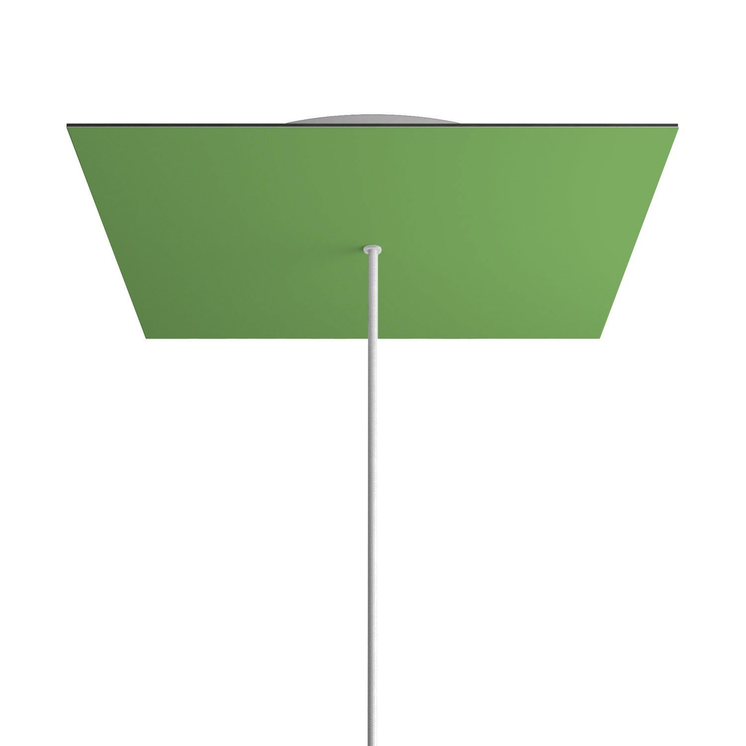 1 Hole - EXTRA LARGE Square Ceiling Canopy Kit - Rose One System - Soft Green