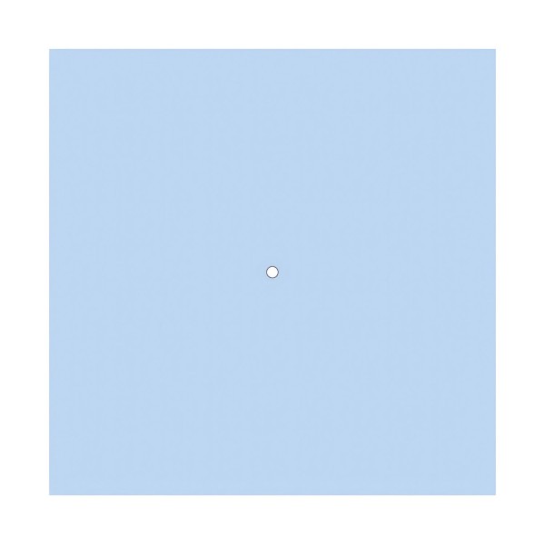 1 Hole - EXTRA LARGE Square Ceiling Canopy Kit - Rose One System
