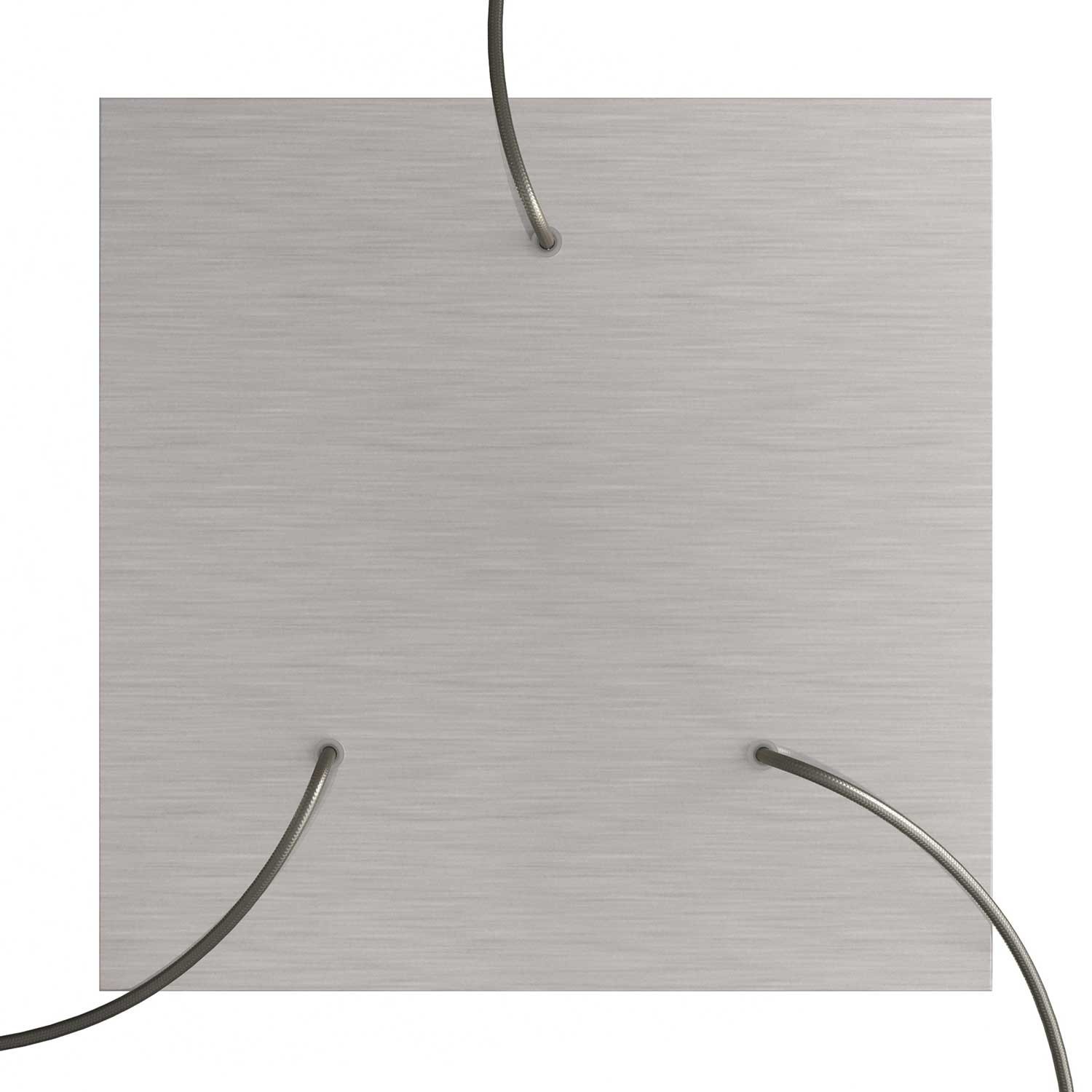 3 Holes - EXTRA LARGE Square Ceiling Canopy Kit - Rose One System