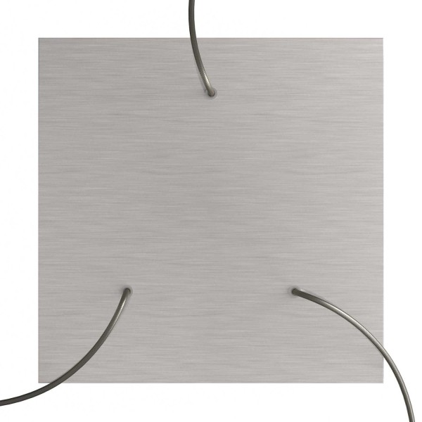 3 Holes - EXTRA LARGE Square Ceiling Canopy Kit - Rose One System