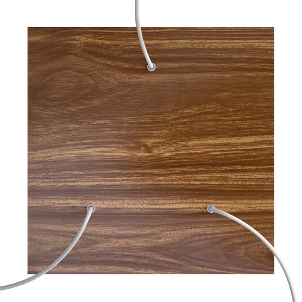 3 Holes - EXTRA LARGE Square Ceiling Canopy Kit - Rose One System