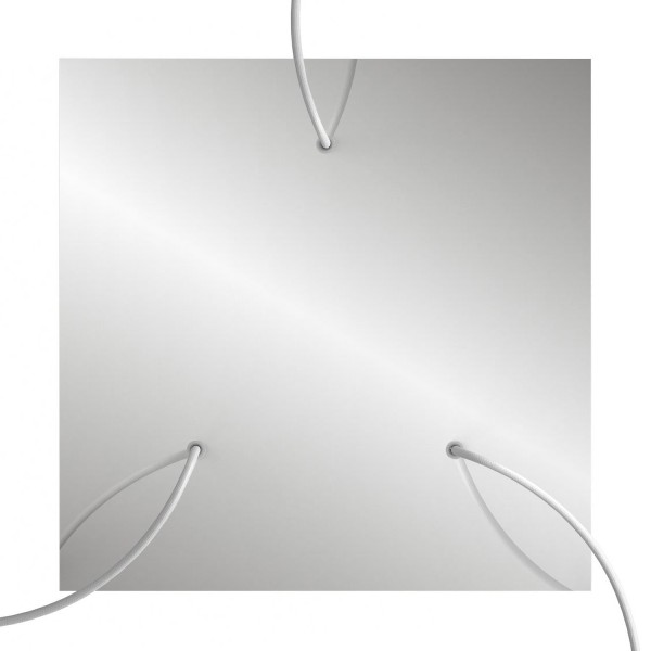 3 Holes - EXTRA LARGE Square Ceiling Canopy Kit - Rose One System