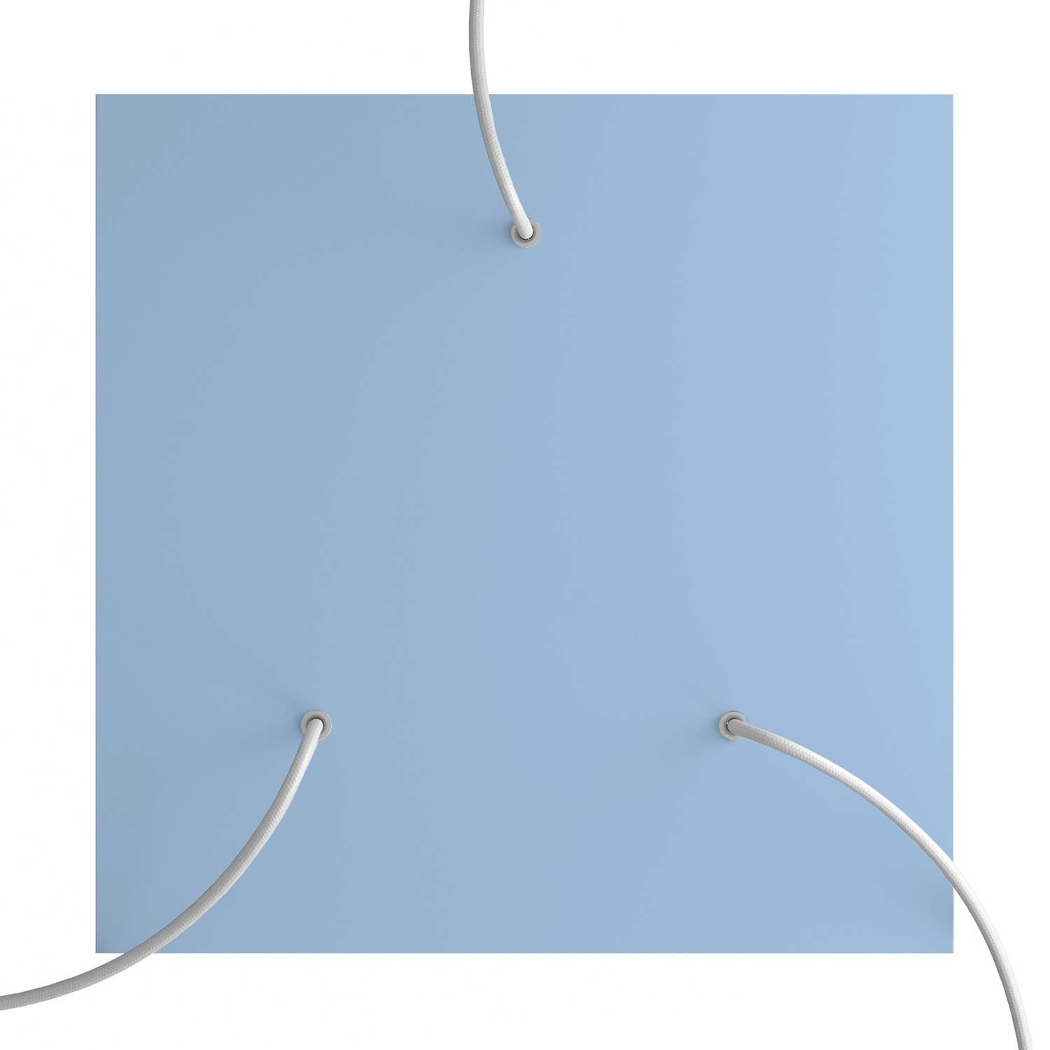 3 Holes - EXTRA LARGE Square Ceiling Canopy Kit - Rose One System