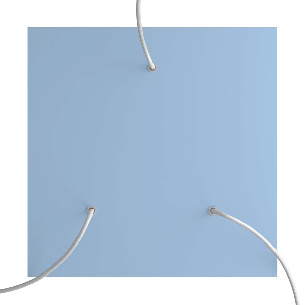 3 Holes - EXTRA LARGE Square Ceiling Canopy Kit - Rose One System