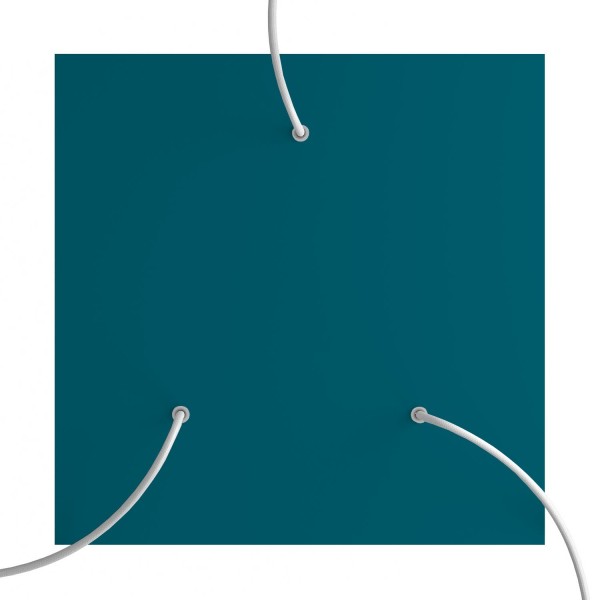 3 Holes - EXTRA LARGE Square Ceiling Canopy Kit - Rose One System