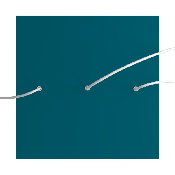 3 In-Line Holes - EXTRA LARGE Square Ceiling Canopy Kit - Rose One System