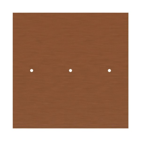 3 In-Line Holes - EXTRA LARGE Square Ceiling Canopy Kit - Rose One System