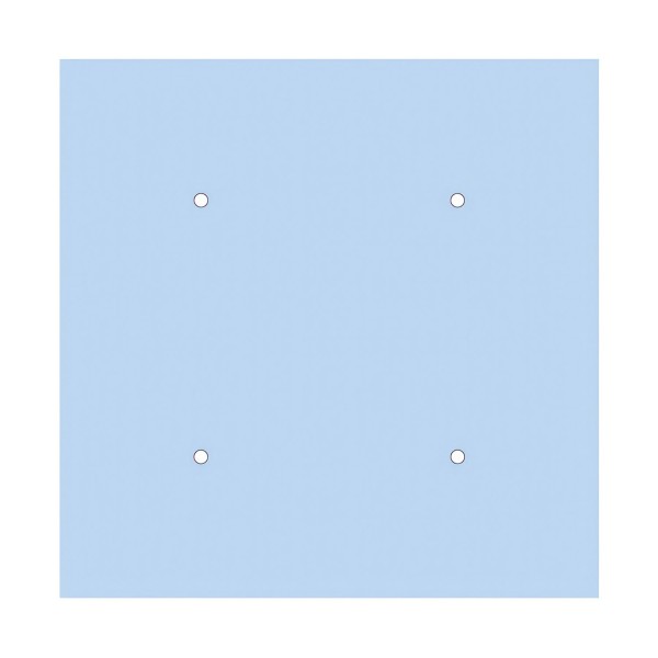 4 Holes - EXTRA LARGE Square Ceiling Canopy Kit - Rose One System