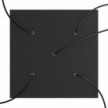 5 Holes - EXTRA LARGE Square Ceiling Canopy Kit - Rose One System