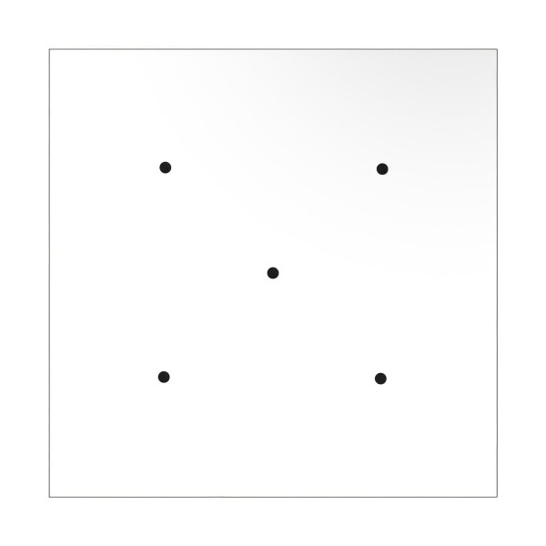 5 Holes - EXTRA LARGE Square Ceiling Canopy Kit - Rose One System