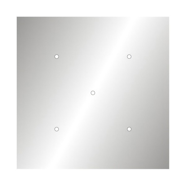 5 Holes - EXTRA LARGE Square Ceiling Canopy Kit - Rose One System
