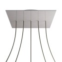 5 In-line Holes - EXTRA LARGE Square Ceiling Canopy Kit - Rose One System