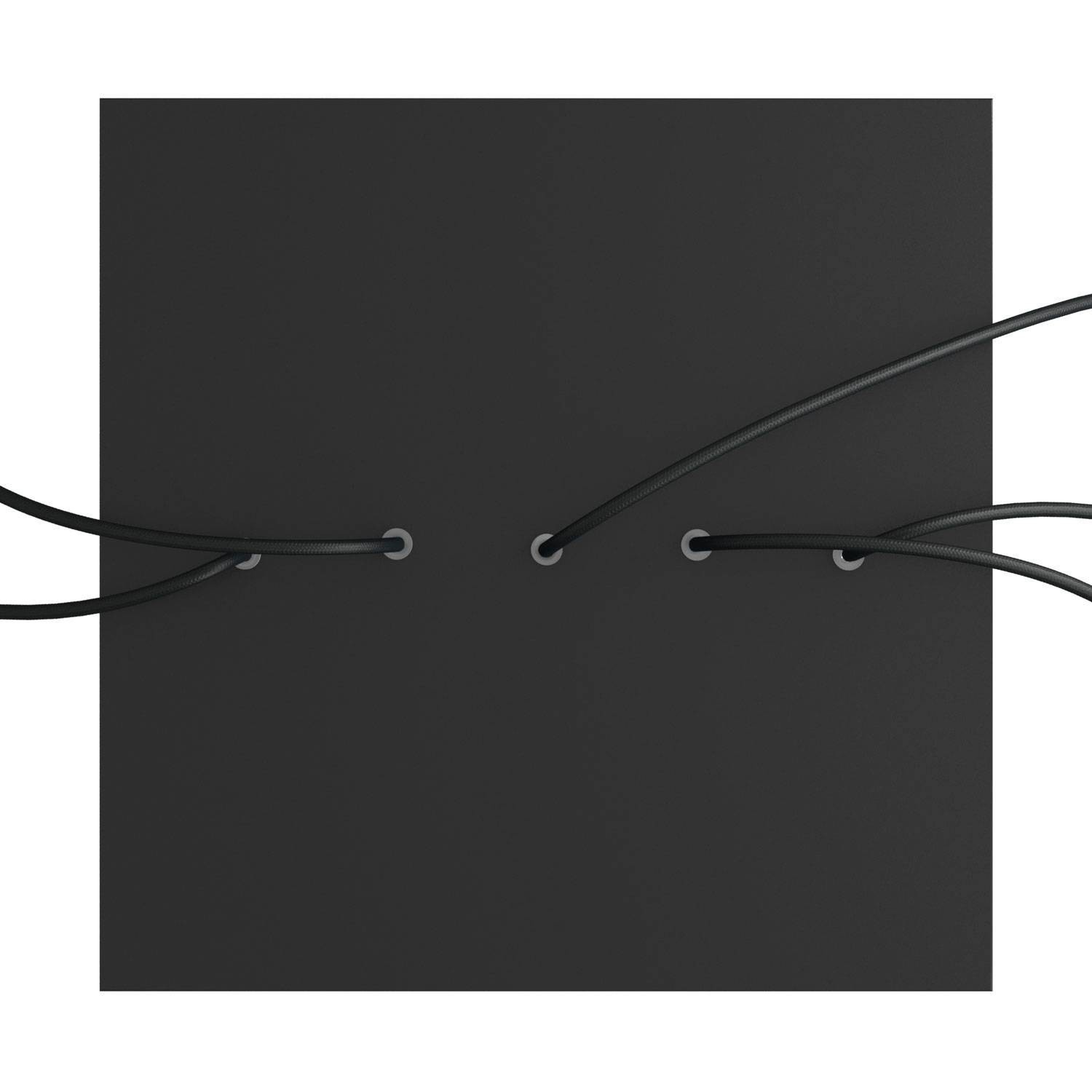 5 In-line Holes - EXTRA LARGE Square Ceiling Canopy Kit - Rose One System