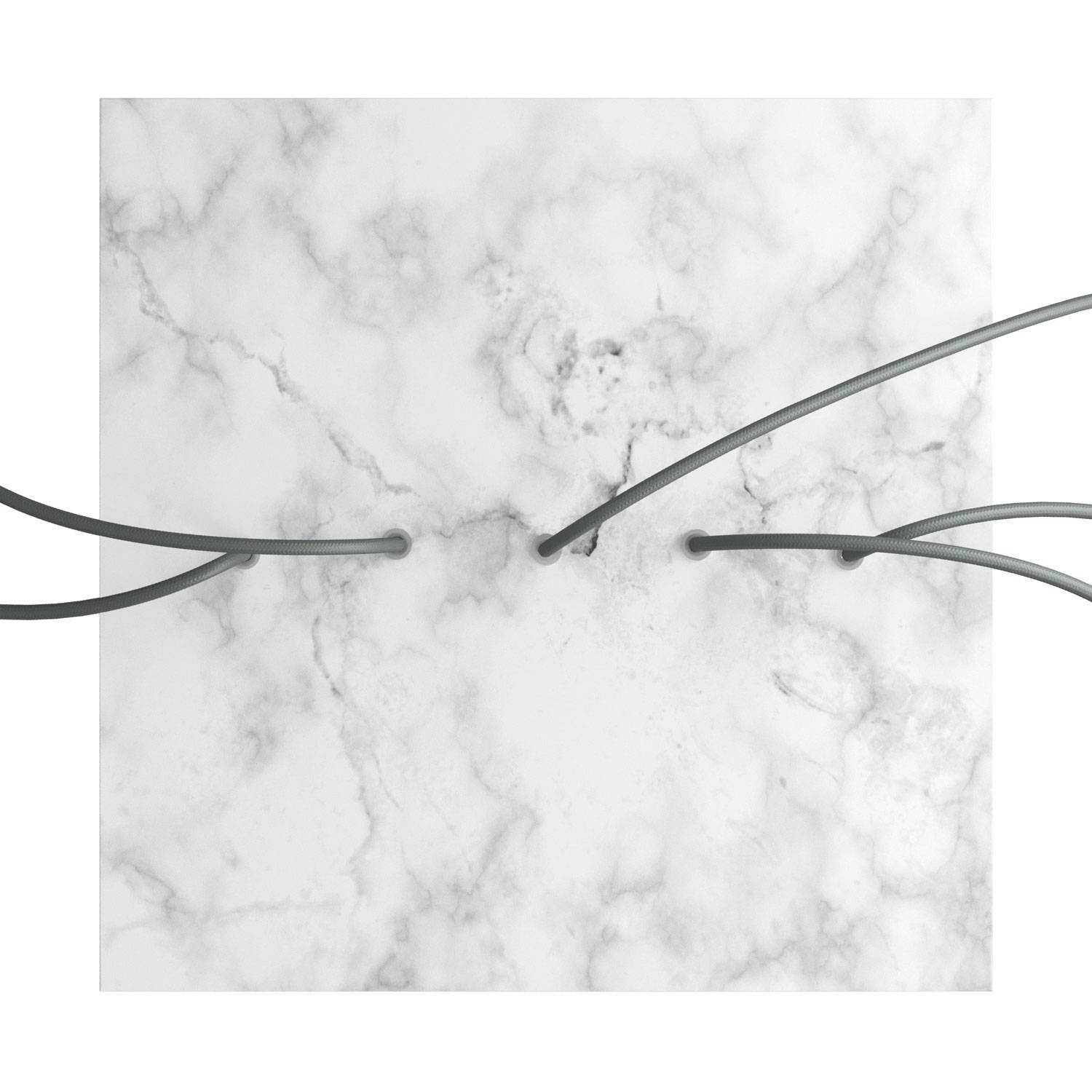 5 In-line Holes - EXTRA LARGE Square Ceiling Canopy Kit - Rose One System