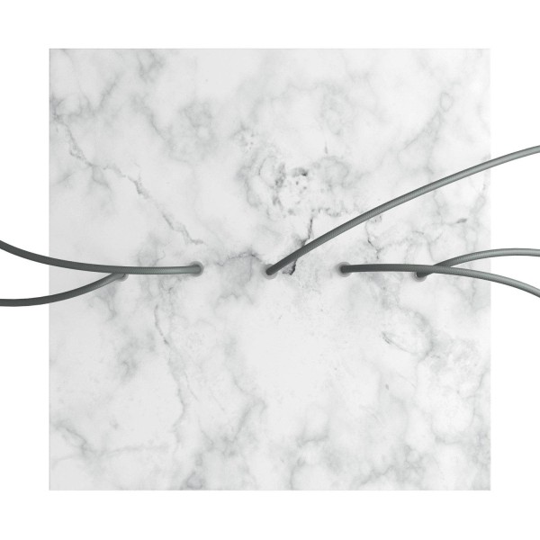 5 In-line Holes - EXTRA LARGE Square Ceiling Canopy Kit - Rose One System